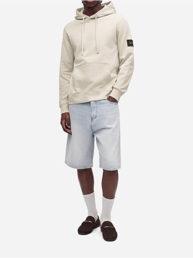 Camisola com capuz - calvin klein Branco sujo - Kiabi