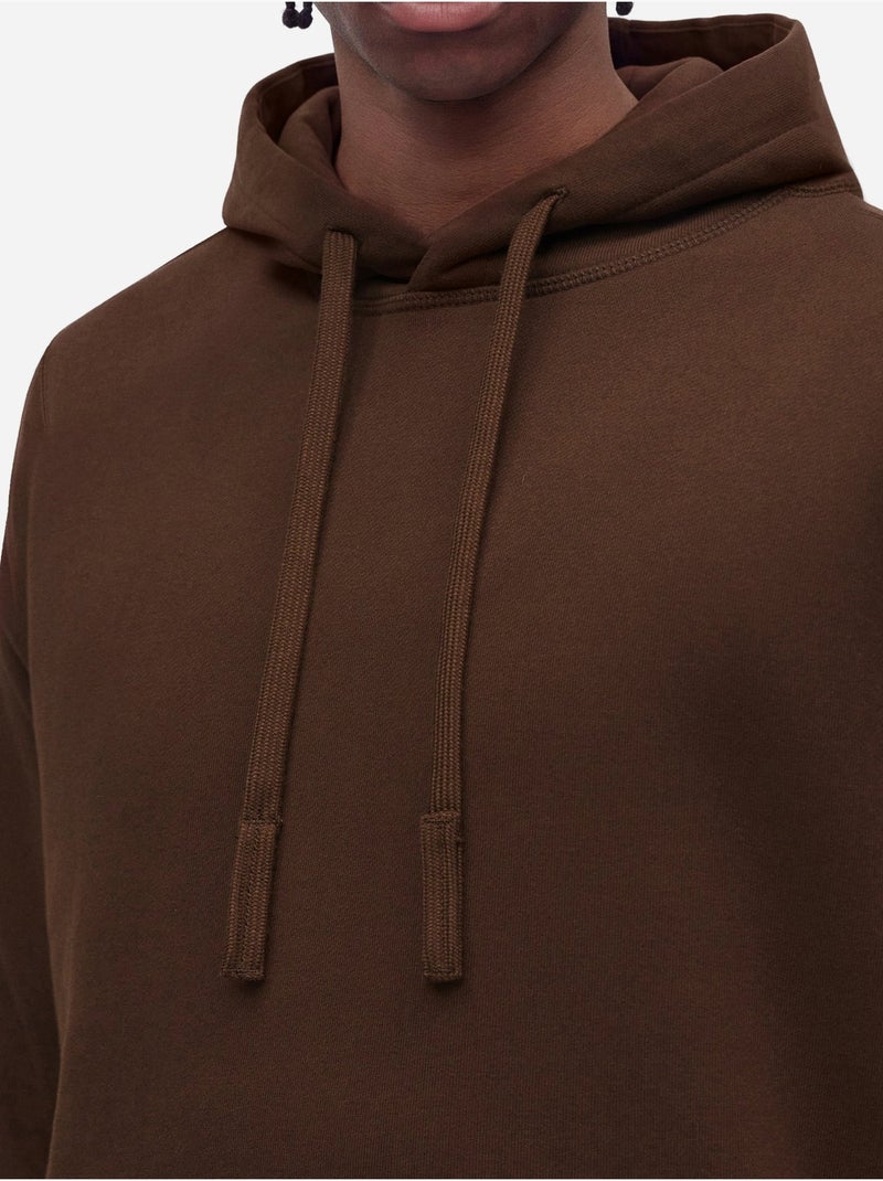 Camisola com capuz - calvin klein Castanho - Kiabi