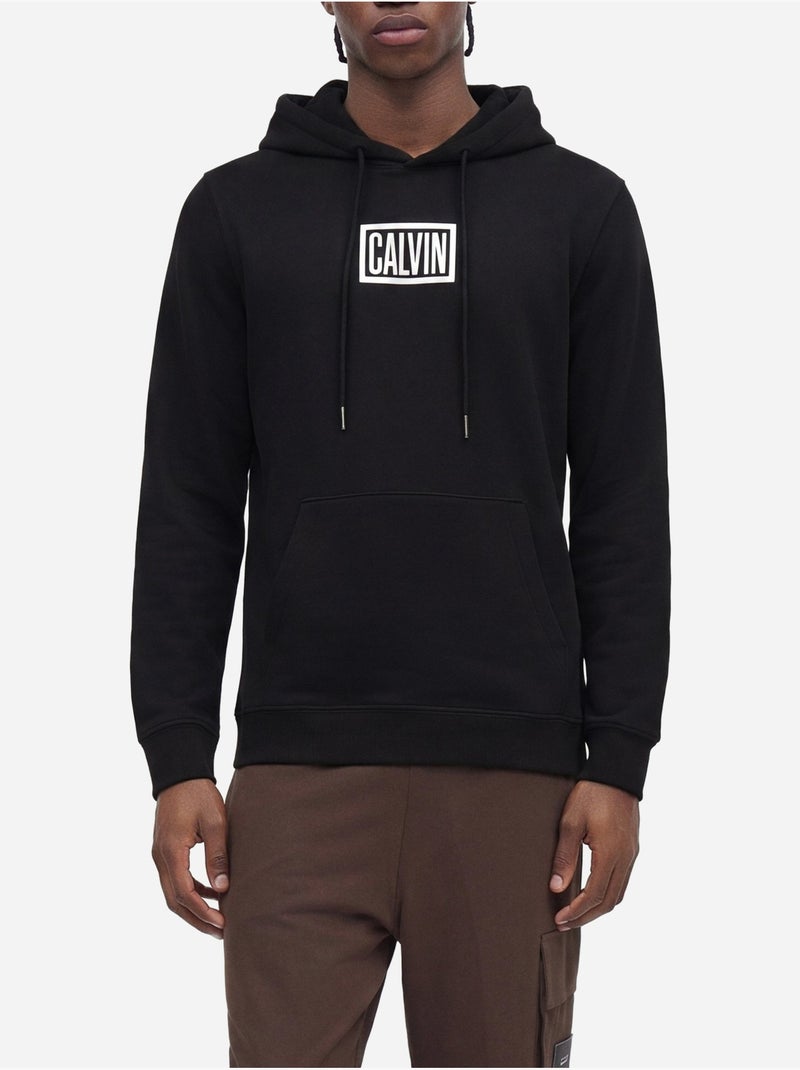 Camisola com capuz - calvin klein Preto - Kiabi