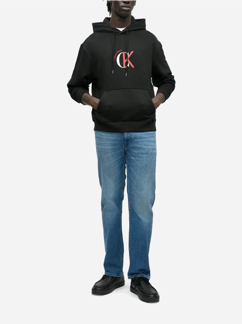 Camisola com capuz - calvin klein Preto - Kiabi