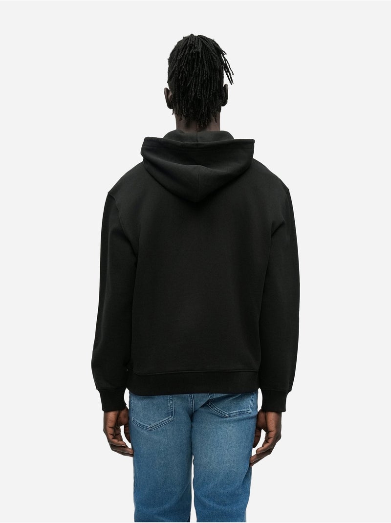 Camisola com capuz - calvin klein Preto - Kiabi