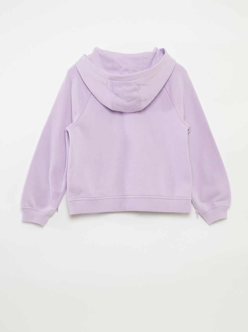 Camisola com capuz - coleção fácil de vestir VIOLETA - Kiabi