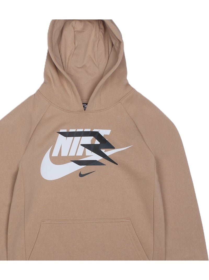 Camisola com capuz - nike Bege - Kiabi