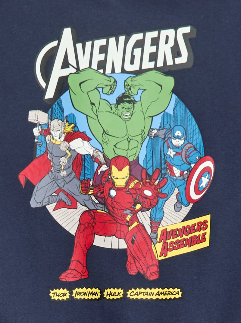 Camisola com capuz 'Avengers' Azul - Kiabi
