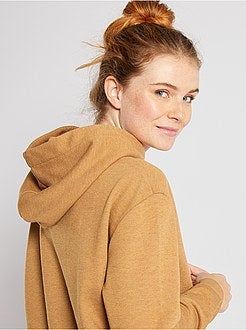 Camisola com capuz brilhante - Kiabi