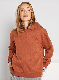 Camisola com capuz brilhante - Kiabi