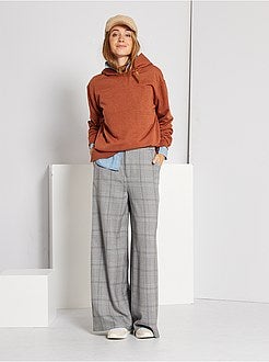 Camisola com capuz brilhante - Kiabi