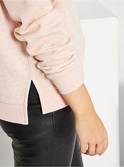 Camisola com capuz brilhante - Kiabi