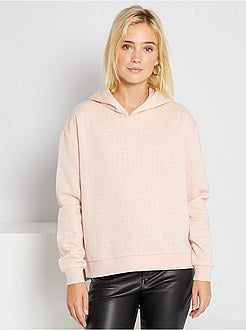 Camisola com capuz brilhante - Kiabi