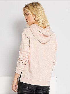 Camisola com capuz brilhante - Kiabi