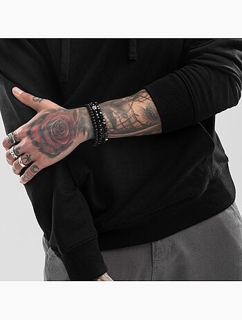 Camisola com capuz de homem