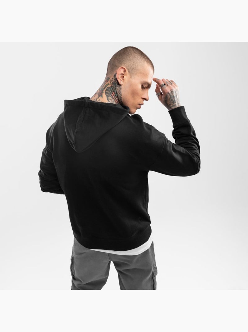 Camisola com capuz de homem Preto - Kiabi