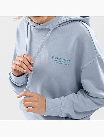 Camisola com capuz de mulher