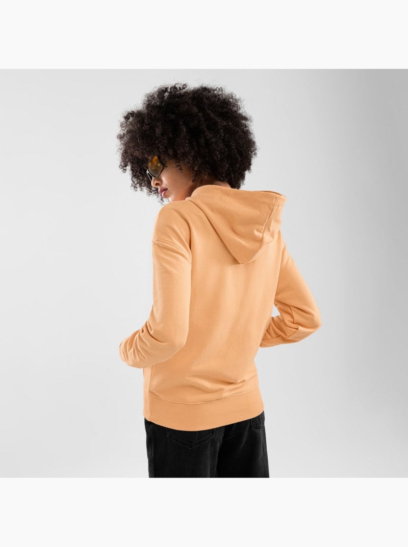 Camisola com capuz de mulher Damasco - Kiabi