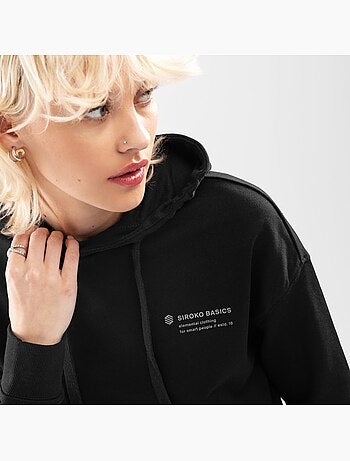 Camisola com capuz de mulher