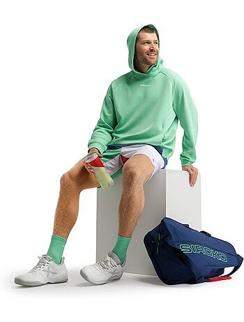 Camisola com capuz de padel homem