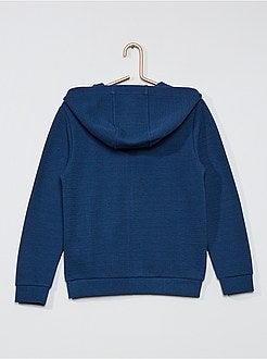 Camisola com capuz e fecho - Kiabi