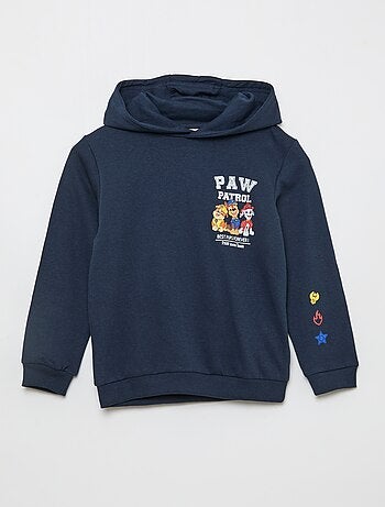 Camisola com capuz em fleece 'Patrulha Pata'