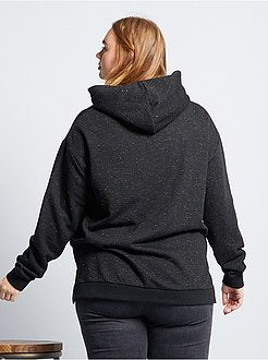 Camisola com capuz em moletão - Kiabi