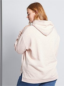 Camisola com capuz em moletão - Kiabi