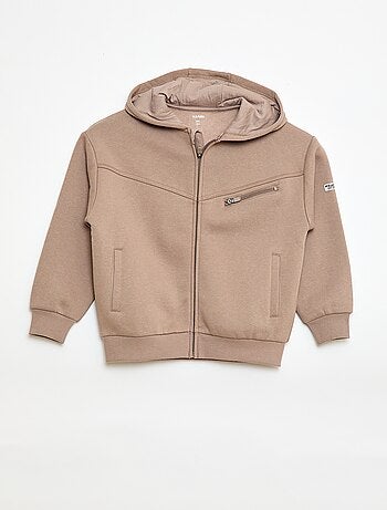 Camisola com capuz em moletom