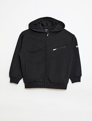 Camisola com capuz em moletom