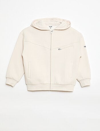 Camisola com capuz em moletom