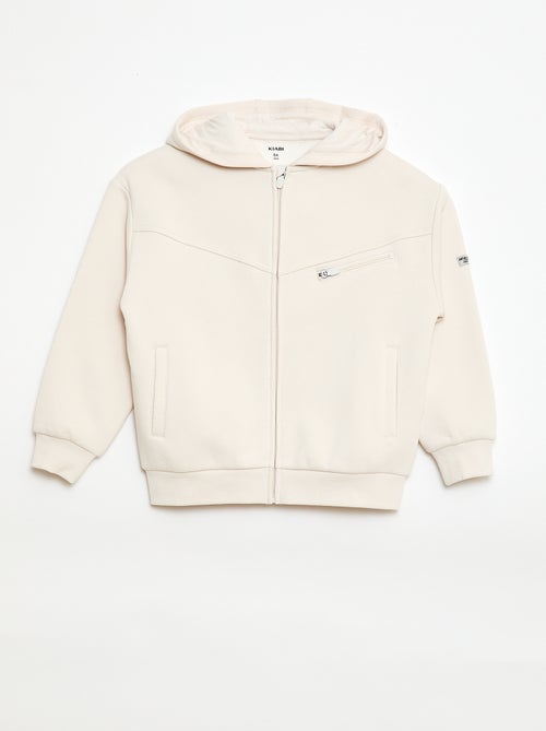 Camisola com capuz em moletom - Kiabi