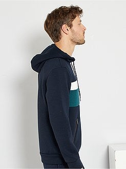 Camisola com capuz em neopreno - Kiabi