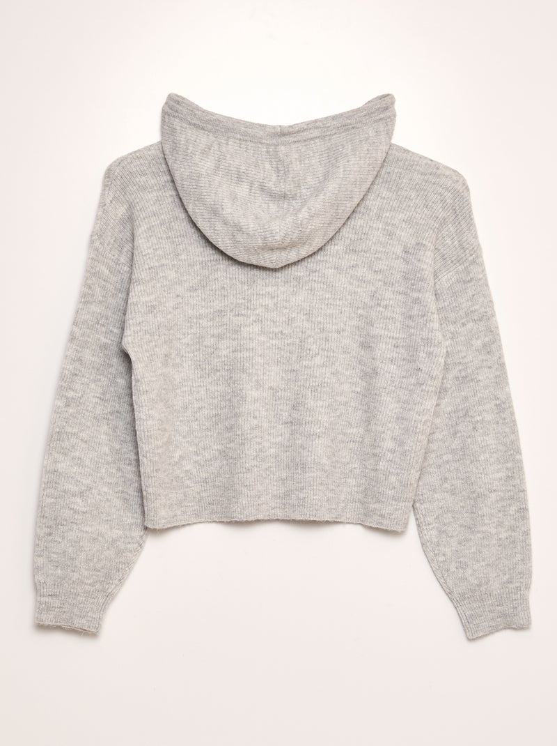 Camisola com capuz 'JDY' CINZA - Kiabi