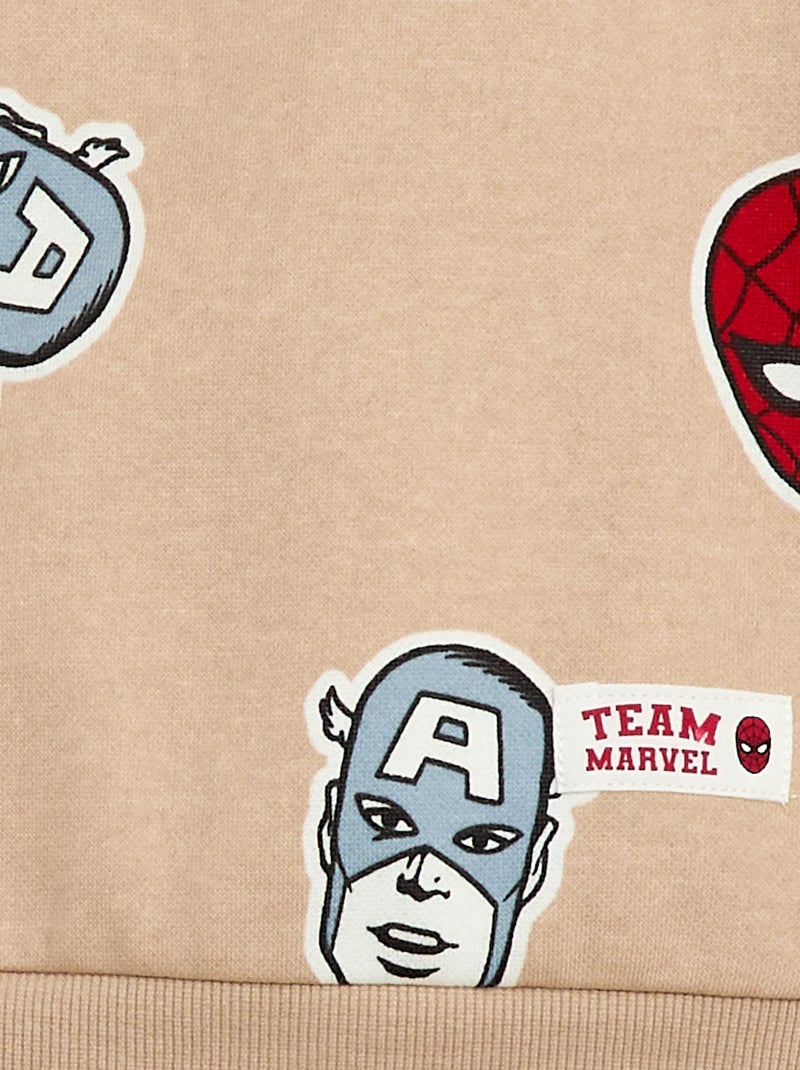Camisola com capuz 'Marvel' 'Avengers' Bege - Kiabi