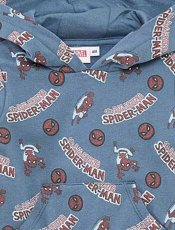 Camisola com capuz 'Marvel' ' Homem-Aranha em algodão