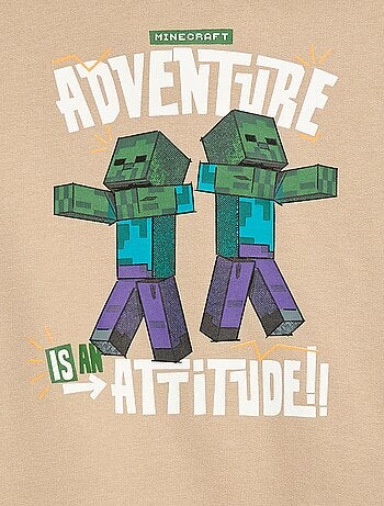 Camisola com capuz 'Minecraft'