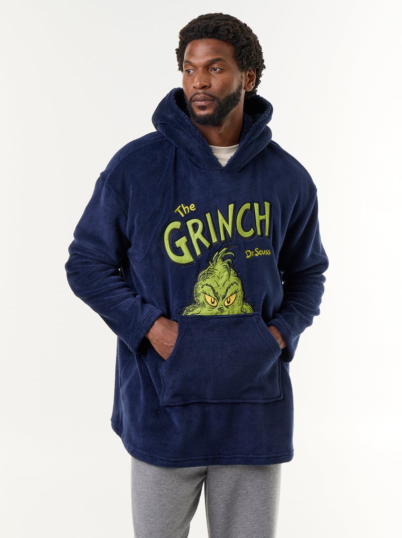 Camisola com capuz "O Grinch" Azul - Kiabi
