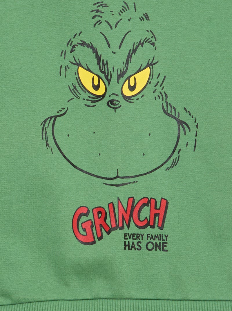 Camisola com capuz 'O Grinch' Verde - Kiabi