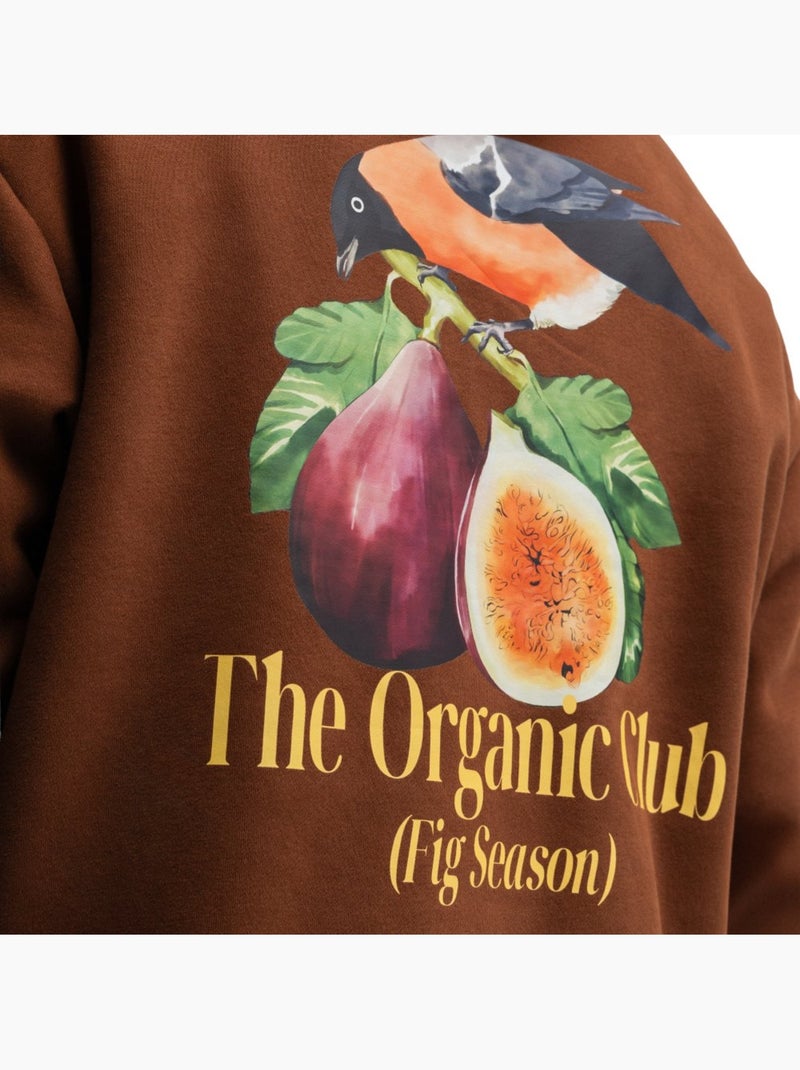 Camisola com capuz para homem Castanho - Kiabi