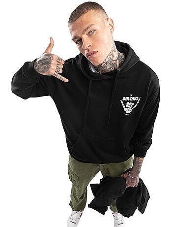 Camisola com capuz para homem