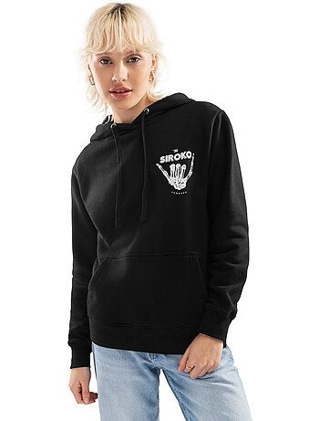 Camisola com capuz para mulher