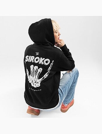 Camisola com capuz para mulher