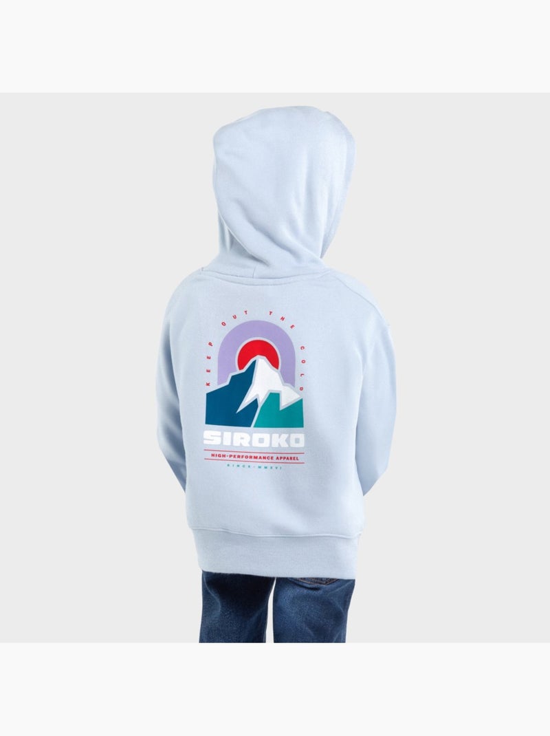 Camisola com capuz para rapariga Azul - Kiabi