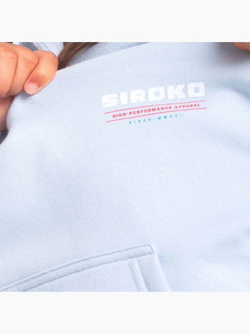 Camisola com capuz para rapariga Azul - Kiabi