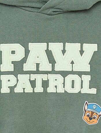 Camisola com capuz 'Patrulha Pata' em polar algodão