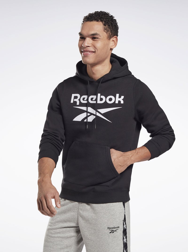 Camisola com capuz 'Reebok' PRETO - Kiabi