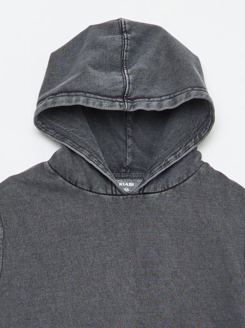 Camisola com capuz sem mangas - Kiabi