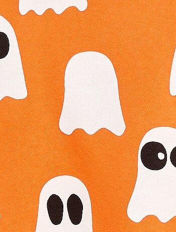 Sweat com capuz temático de 'Halloween'