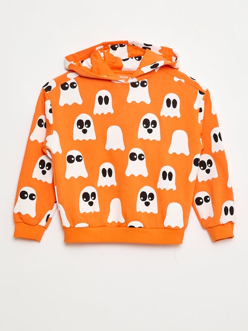 Camisola com capuz temática 'Halloween' - Kiabi