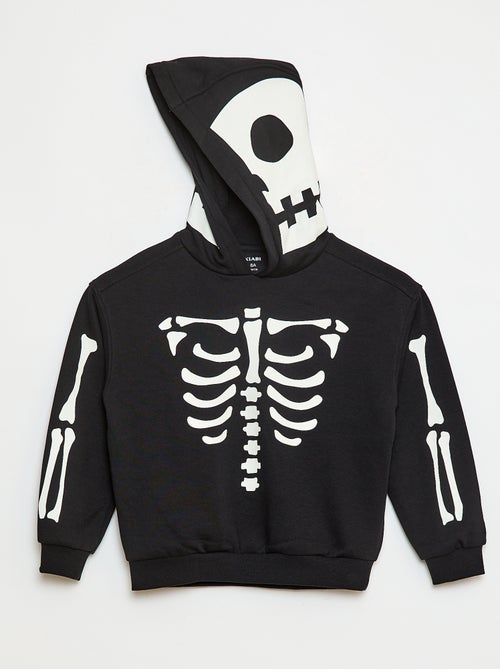 Camisola com capuz temática 'Halloween' - Kiabi