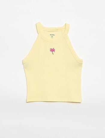 Camisola com cavas americanas