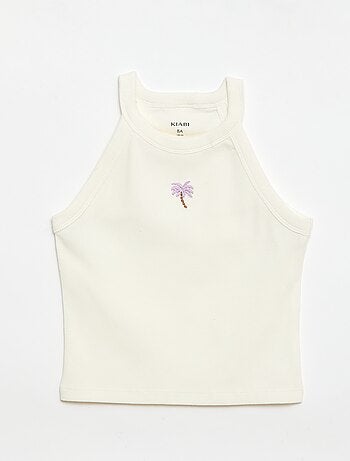 Camisola com cavas americanas