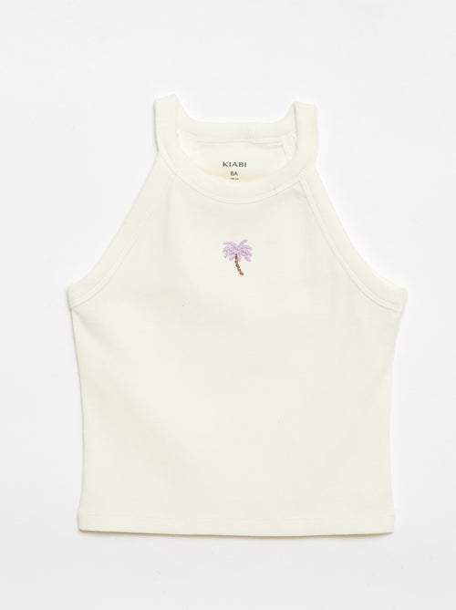 Camisola com cavas americanas - Kiabi